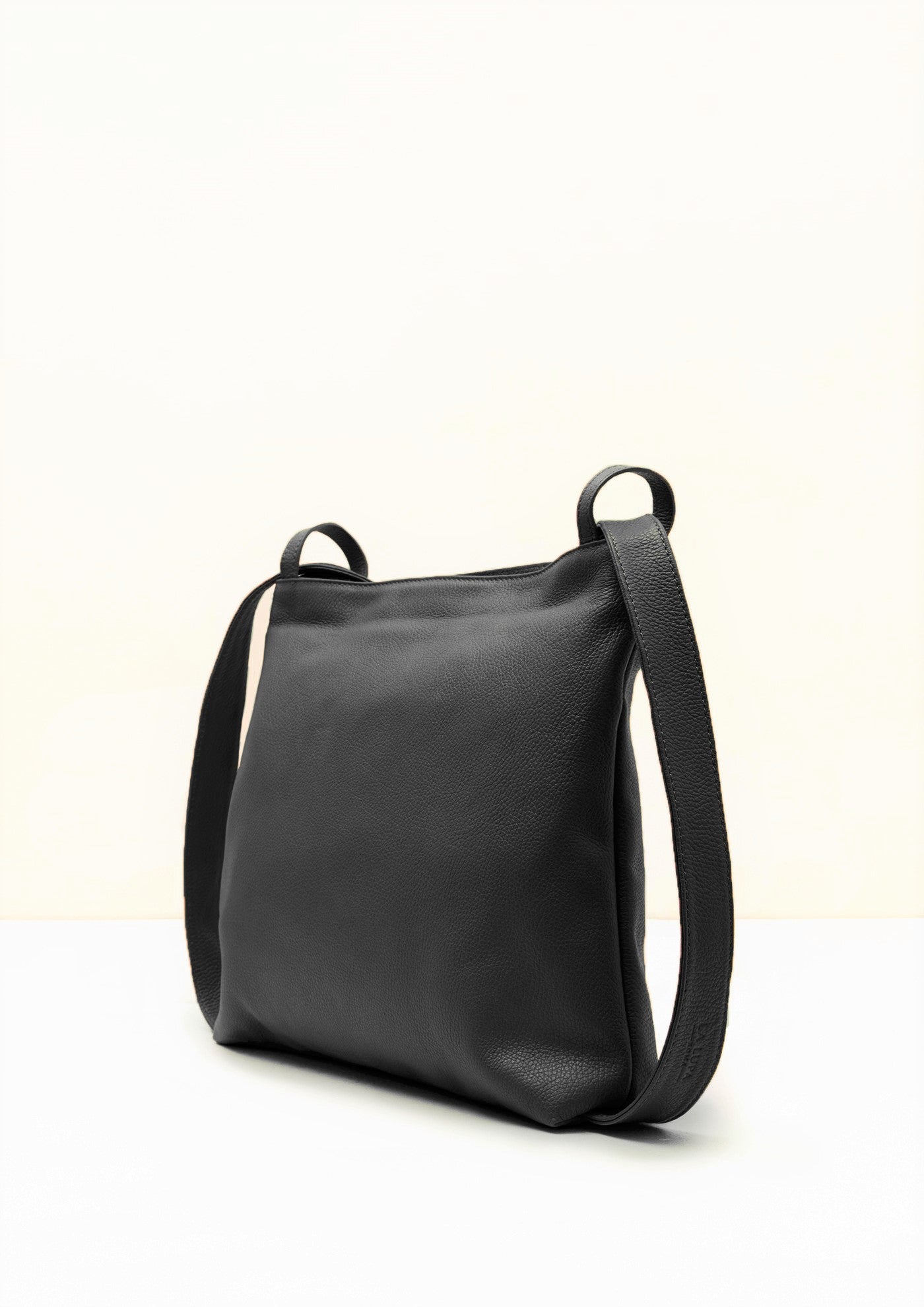 Bella 2-in-1 Black Italian Leather Backpack and Tote by LA LUPA / Tote Converts to Backpack