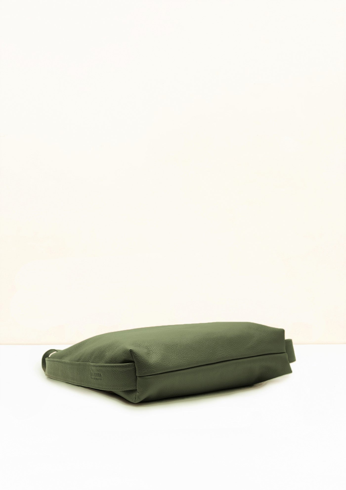 Bella 2-in-1 Olive Green Italian Leather Backpack and Tote by LA LUPA