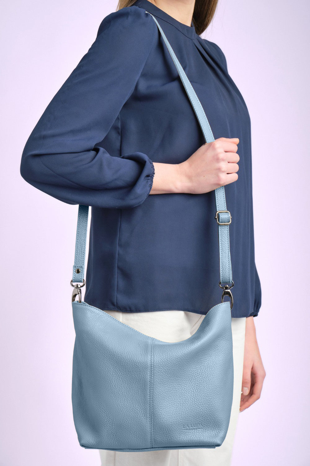 Lola Crossbody Dusky Blue