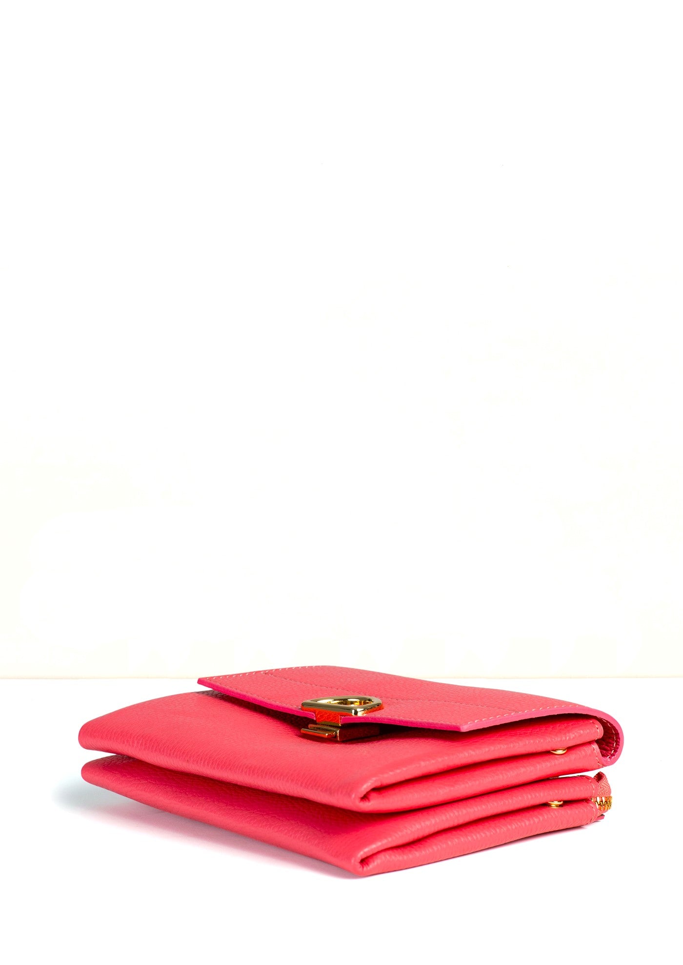 Sabrina Salmon Pink Crossbody Italian Leather Handbag from LA LUPA