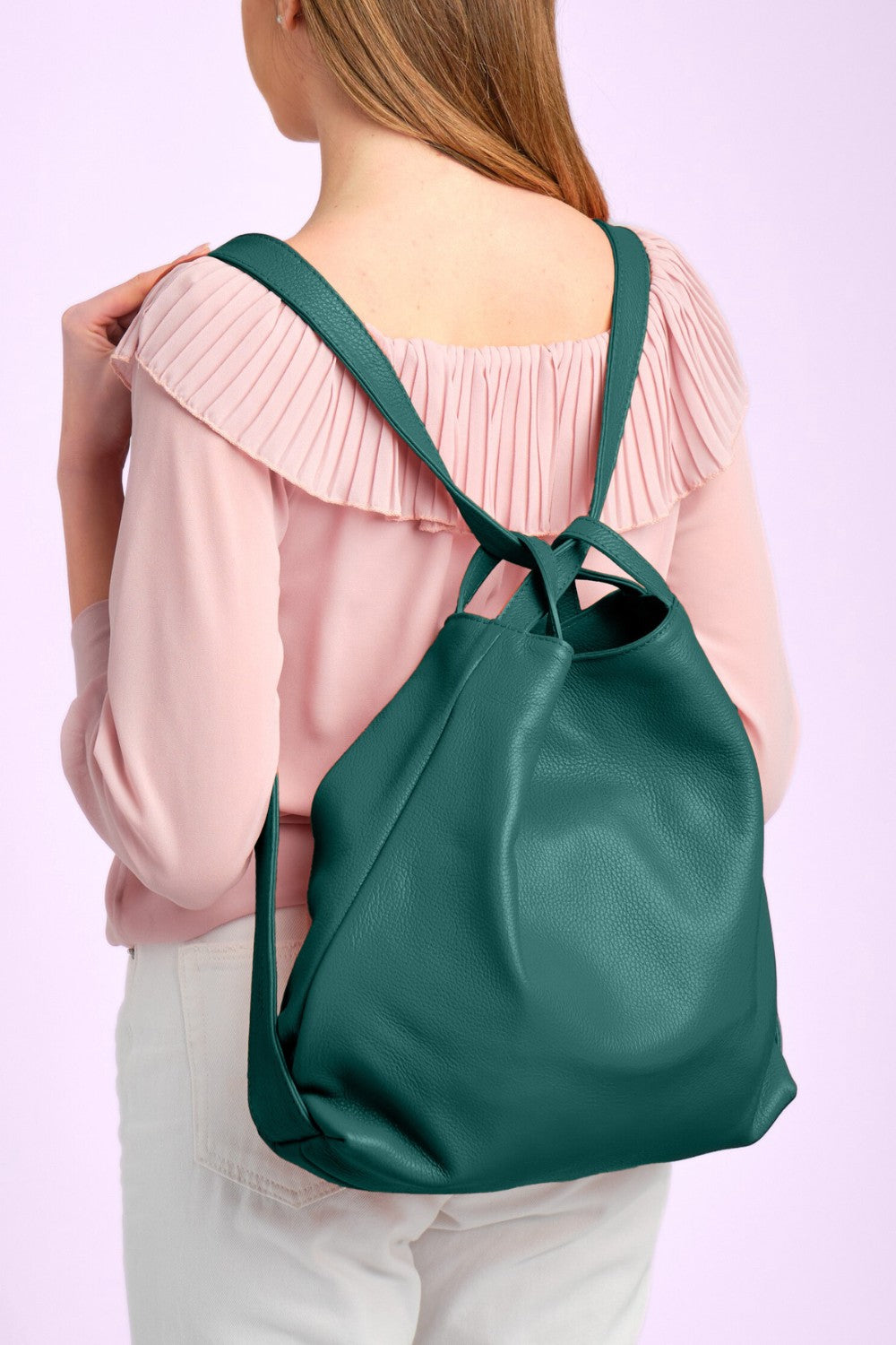 Bella 2-In-1 Backpack Tote Teal