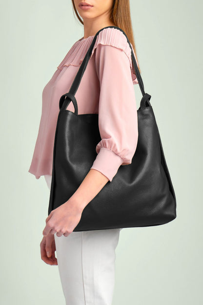 Bella 2-In-1 Backpack Tote Black