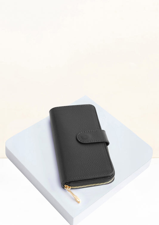 Eva Large Wallet Black NO LOGO