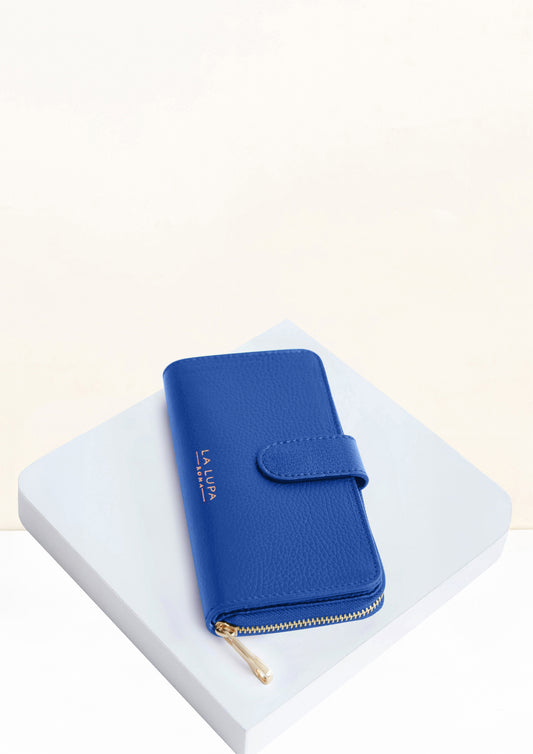 Eva Large Wallet Bright Blue
