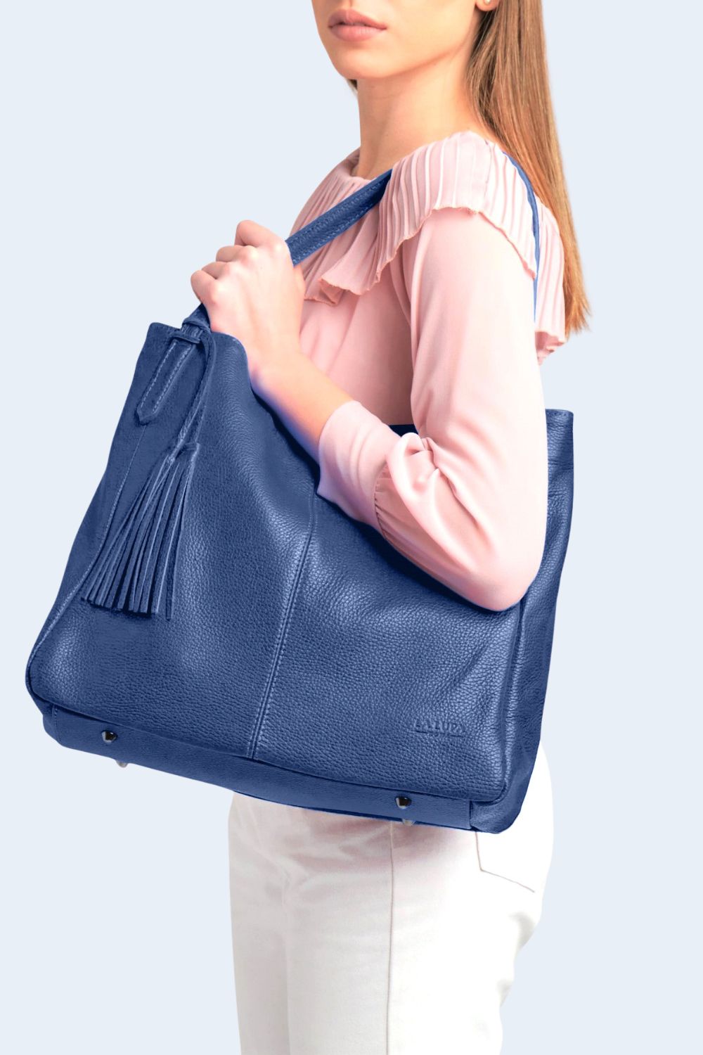 Lucia Tote Blue