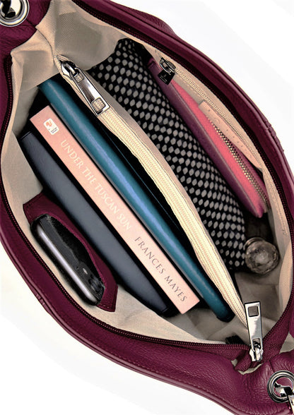 Lola Crossbody Burgundy