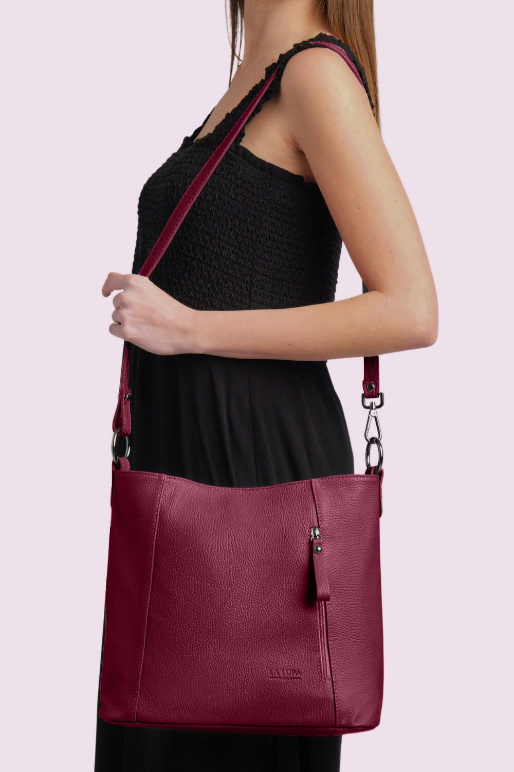 Valentina Crossbody Burgundy NEW