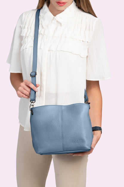 Lola Small Crossbody Dusky Blue