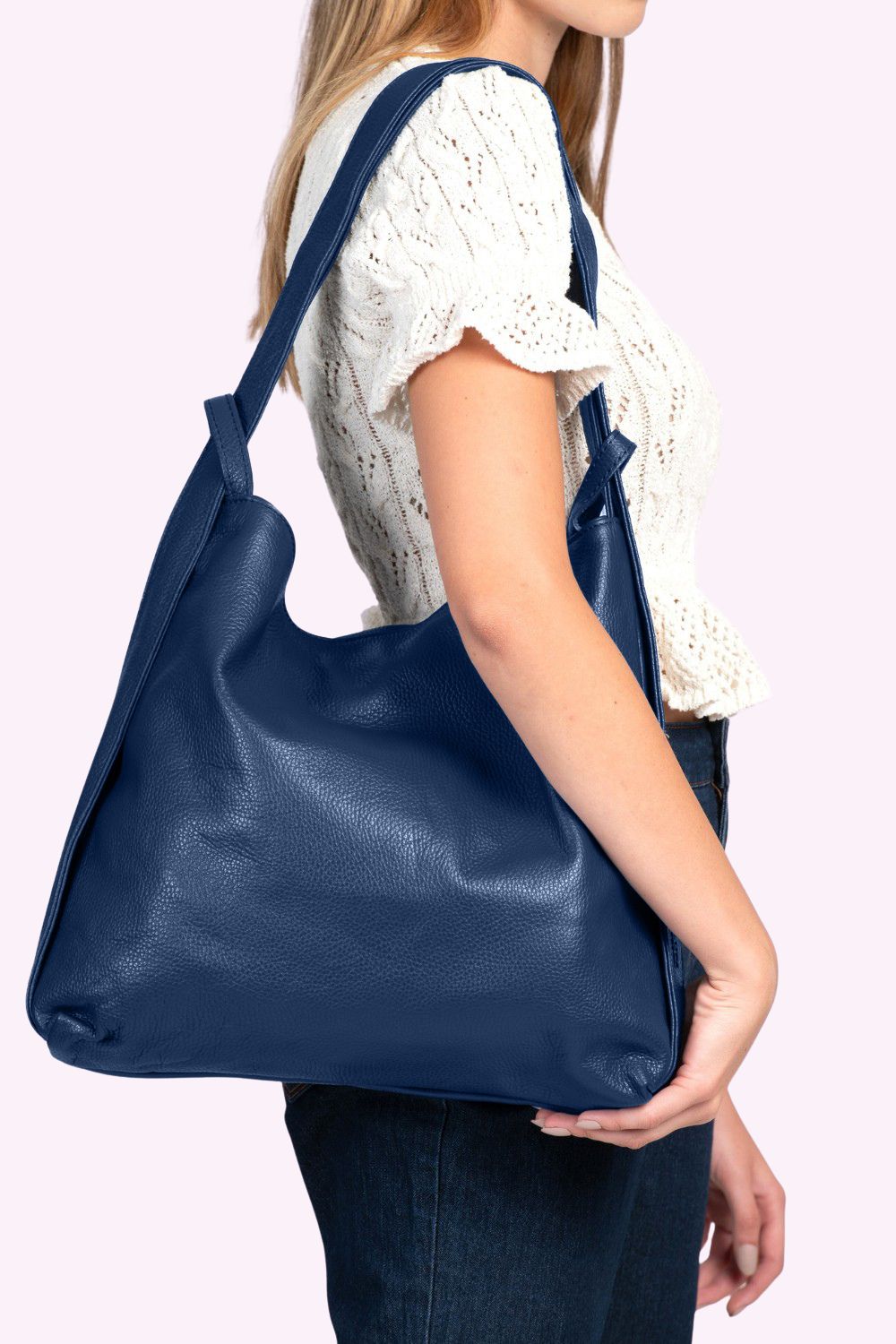 Bella 2-In-1 Backpack Tote Navy