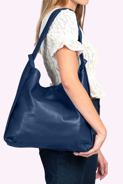 Bella 2-In-1 Backpack Tote Navy