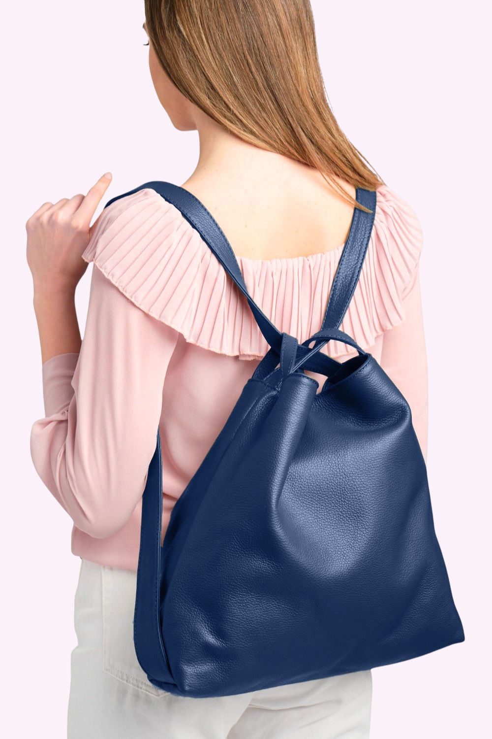 Bella 2-In-1 Backpack Tote Navy