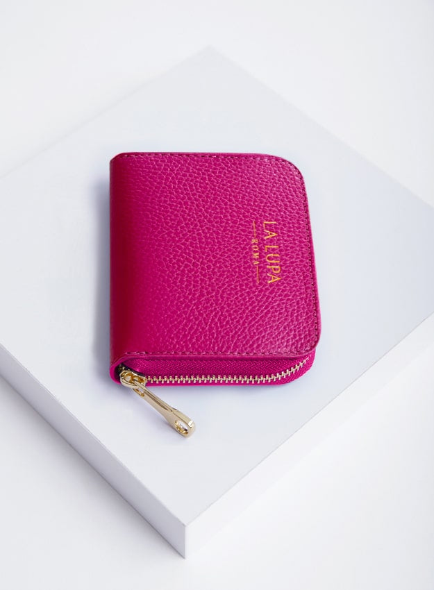 Pink Wallet Italian Leather from LA LUPA 