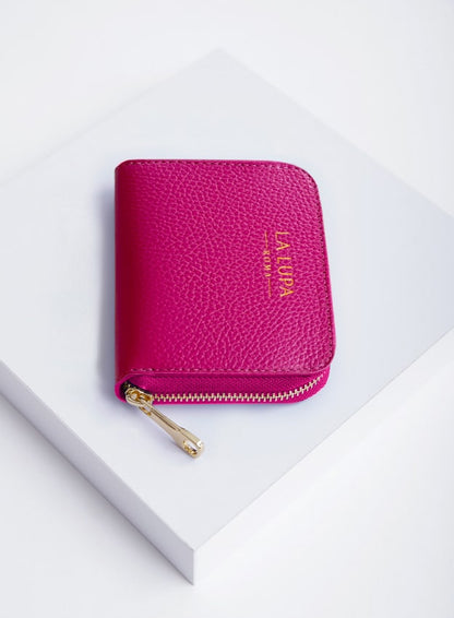 Pink Wallet Italian Leather from LA LUPA 