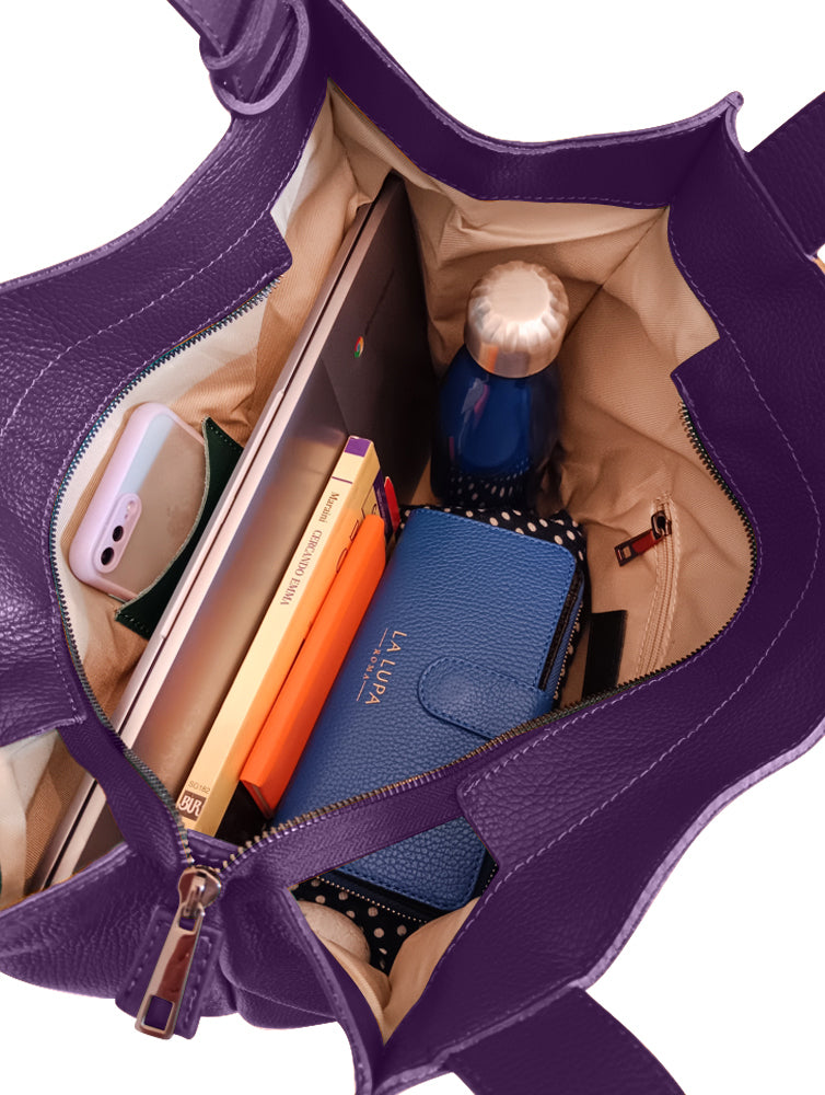 Cassia Large Tote Purple