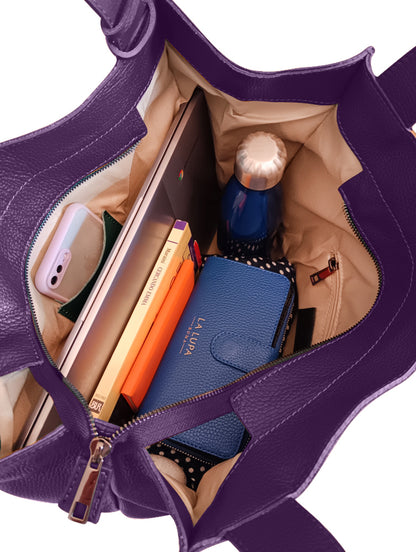 Cassia Large Tote Purple