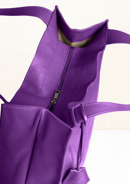 Cassia Large Tote Purple