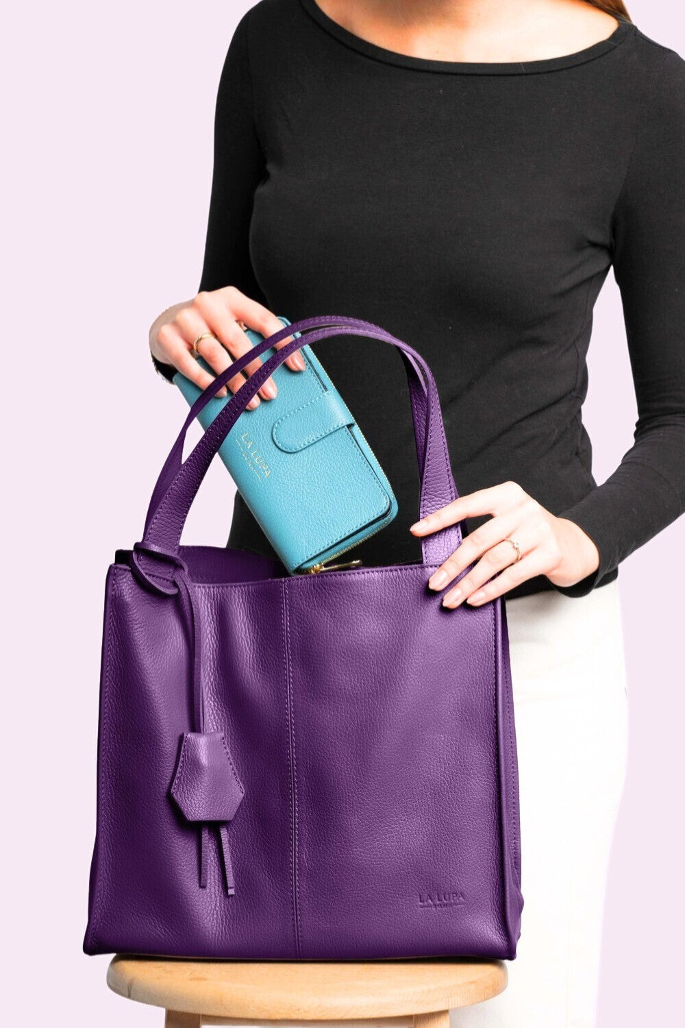 Cassia Small Tote Purple 2NDS