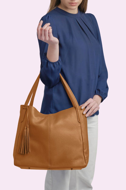 Lucia Tote Tan