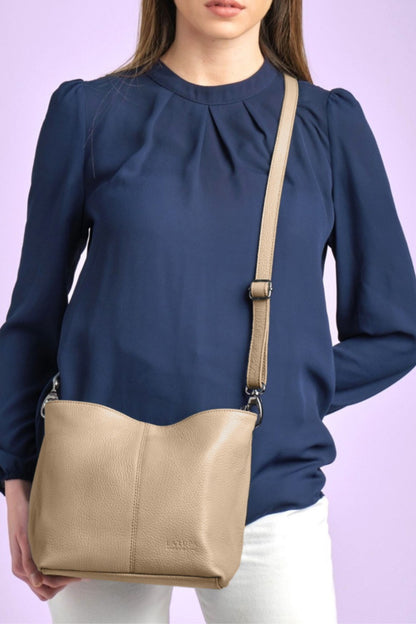 Lola Small Crossbody Taupe SALE