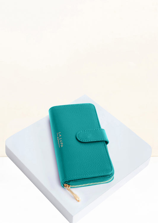 Eva Large Wallet Turquoise