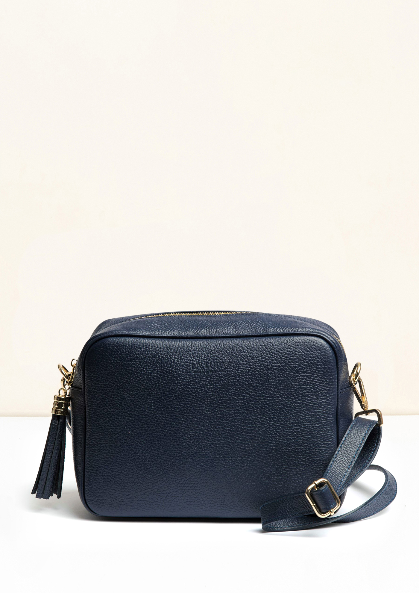 Allegra Crossbody - Navy - LA LUPA Italian leather handbags